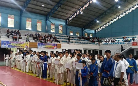 KEJUARAAN JUDO PRA POPPROVSU SUMUT JADI AJANG PEMBINAAN DAN LAHIRKAN ATLET BERPRESTASI