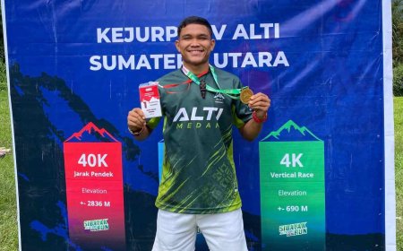 DAVIT SIAHAAN JUARAI SIBAYAK ALTITUDE RUN 2026 KATEGORI 40K