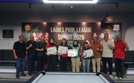 ALISYA NAIFA FADILLA NASUTION JUARAI SERI II LADIES POOL LEAGUE SUMUT 2026