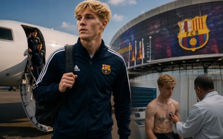 ANTHONY GORDON MENDARAT DI BARCELONA, MEDICAL CHECK-UP JADI PENENTU TRANSFER BESAR BLAUGRANA