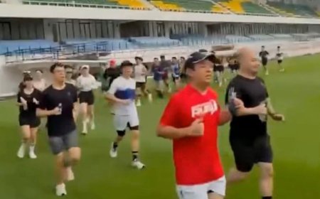 VIRAL! KOMUNITAS LARI 'JAJAL' RUMPUT STADION TELADAN JELANG AFF U-19, PICU POLEMIK DI MEDIA SOSIAL