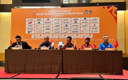 TIMNAS INDONESIA U-19 SIAP TEMPUR HADAPI MYANMAR DI LAGA PEMBUKA PIALA AFF U-19 2026