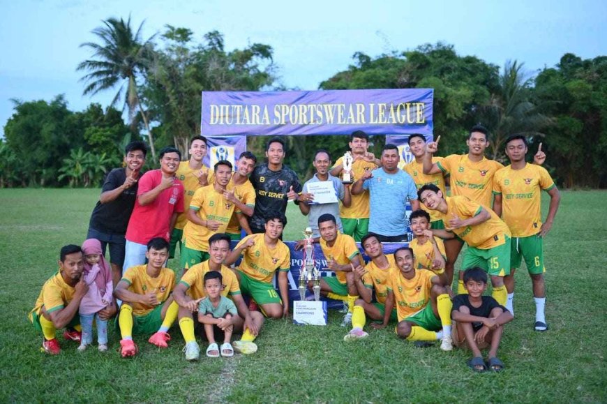 Bertabur Pengalaman Liga 4, DS FC Rengkuh Gelar Juara Diutara Sportswear League di Marindal