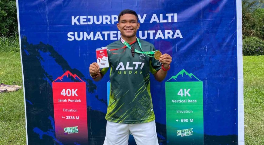 DAVIT SIAHAAN JUARAI SIBAYAK ALTITUDE RUN 2026 KATEGORI 40K