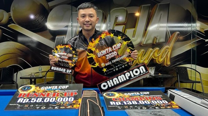 MARLANDO SIHOMBING JUARAI GONTA CUP HC 4-5-6 NASIONAL DI JAKARTA