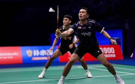 Kena Comeback Dramatis di Final, Fajar/Fikri Harus Rela Jadi Runner Up Singapore Open 2026