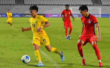 MALAYSIA TAKLUKKAN SINGAPURA 3-0 PADA LAGA PEMBUKA GRUP B PIALA AFF U-19 2026