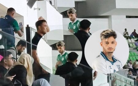 Calon Pemain Asing Baru PSMS Medan Hadir di Laga Timnas Indonesia di Stadion Utama Sumatera Utara