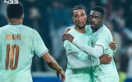 Hattrick Michael Olise Antar Prancis Tumbangkan Irlandia Utara, Trio Maut Le Bleus Kirim Ancaman
