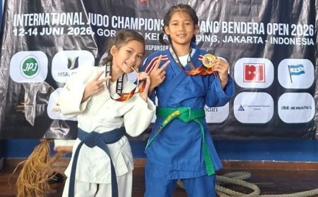 Dua Pejudo Muda Sumut Raih Medali Emas di Kejuaraan Tiang Bendera Open Jakarta