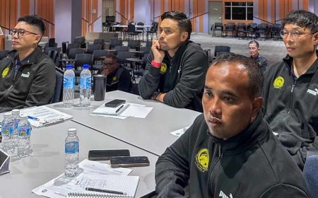 Irwansyah Panjaitan Ikut Kursus Kepelatihan Diploma A AFC/FAM di Kuala Terengganu