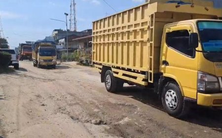 Bobby Nasution Pastikan Jalan Rusak Sepanjang 5,5 Km di Galang Mulai Diperbaiki, Galian C Liar Ditutup