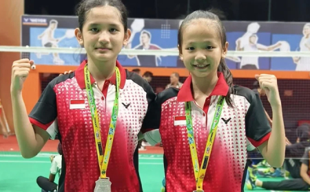 Ganda Putri PB PAS Gunungsitoli Raih Medali Perak di Sirprov PBSI Sumut II 2026