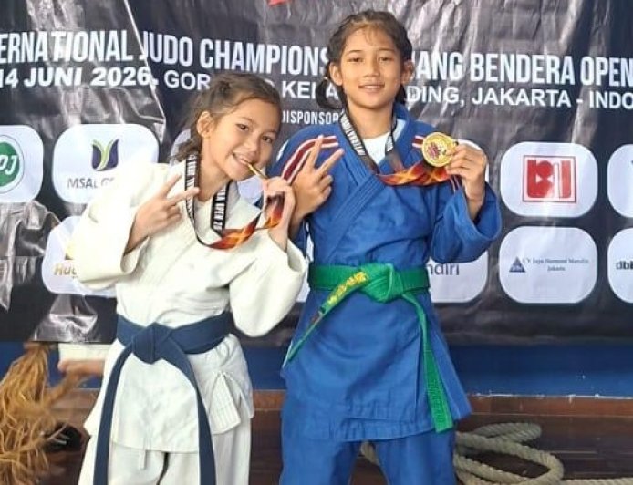 Dua Pejudo Muda Sumut Raih Medali Emas di Kejuaraan Tiang Bendera Open Jakarta