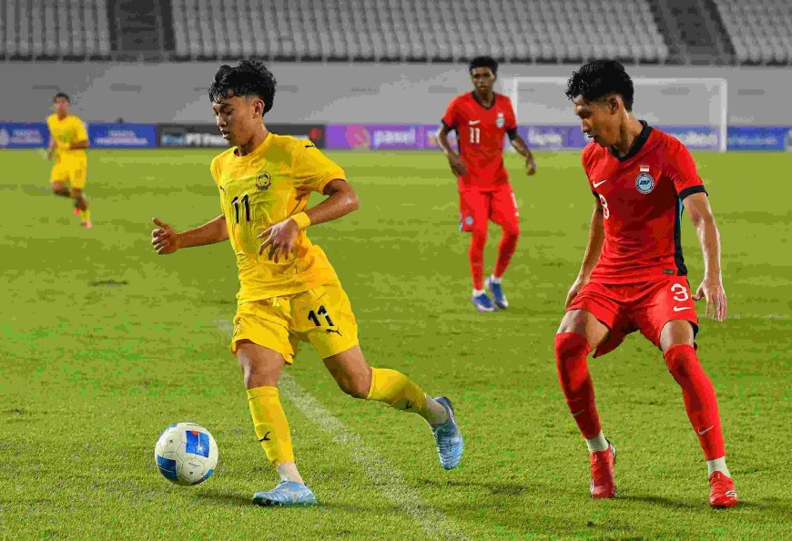 MALAYSIA TAKLUKKAN SINGAPURA 3-0 PADA LAGA PEMBUKA GRUP B PIALA AFF U-19 2026