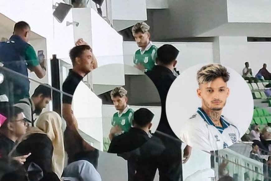 Calon Pemain Asing Baru PSMS Medan Hadir di Laga Timnas Indonesia di Stadion Utama Sumatera Utara