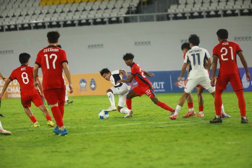 Timnas Thailand Menang atas Singapura pada Matchday Kedua Piala AFF U-19 2026