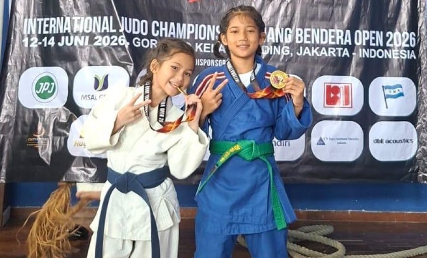 Dua Pejudo Muda Sumut Raih Medali Emas di Kejuaraan Tiang Bendera Open Jakarta