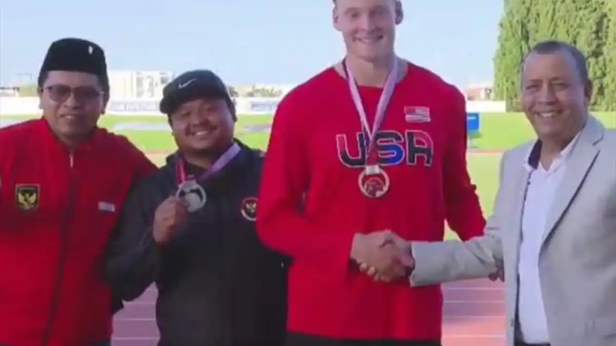 Reza Perangin-angin Raih Medali Perak Indonesia di World Para Athletics Grand Prix Tunisia 2026