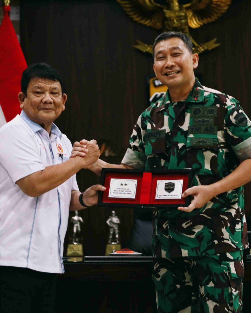 Semangat Porprovsu 2026 Menggelora, Ketum KONI Sumut Audiensi & Sosialisasi dengan Pangdam I/BB
