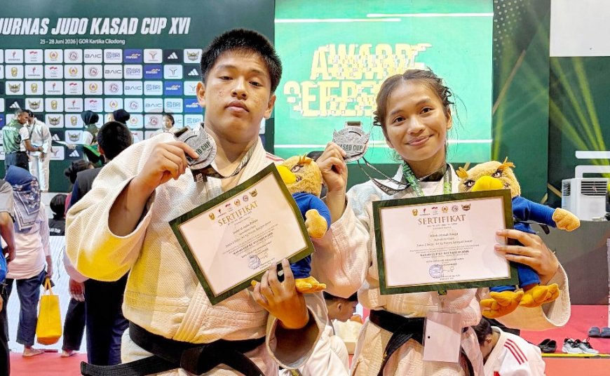 Hari Pertama Kejurnas Judo KASAD Cup XVI 2026 Sumut Raih Dua Medali Perak