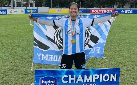 Dinda Yosephine Manurung Perkuat Tigers Football Academy di  Hydro Plus Soccer League