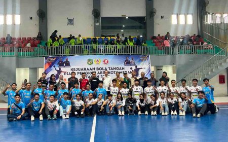 Ketum KONI Medan Buka Kejuaraan Bola Tangan ABTI, 67 Tim Perebutkan Gelar di Medan