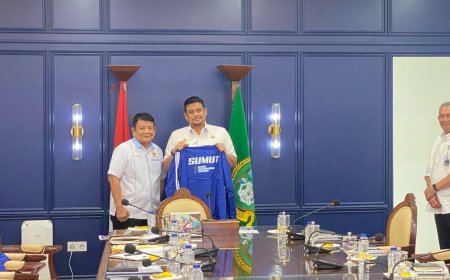 Hatunggal Siregar Laporkan Kesiapan PORPROVSU 2026 kepada Gubernur Sumut Bobby Nasution