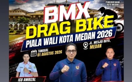 Kejuaraan BMX Drag Bike Hadir di Medan, Bidik Atlet Baru hingga Tingkat Olimpiade