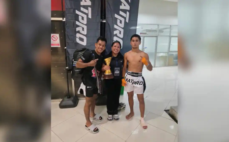 Debut Profesional Internasional, Toni Kristian Hutapea Takluk Tipis dari Juara Dunia Uzbekistan