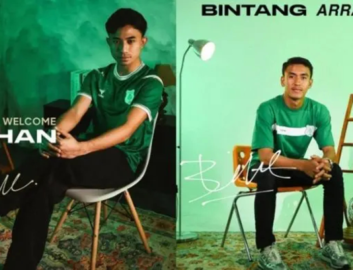Pemain Muda PSMS Medan  Rayhan Utina dan Bintang Arrahim Resmi Bergabung