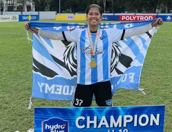 Dinda Yosephine Manurung Perkuat Tigers Football Academy di  Hydro Plus Soccer League