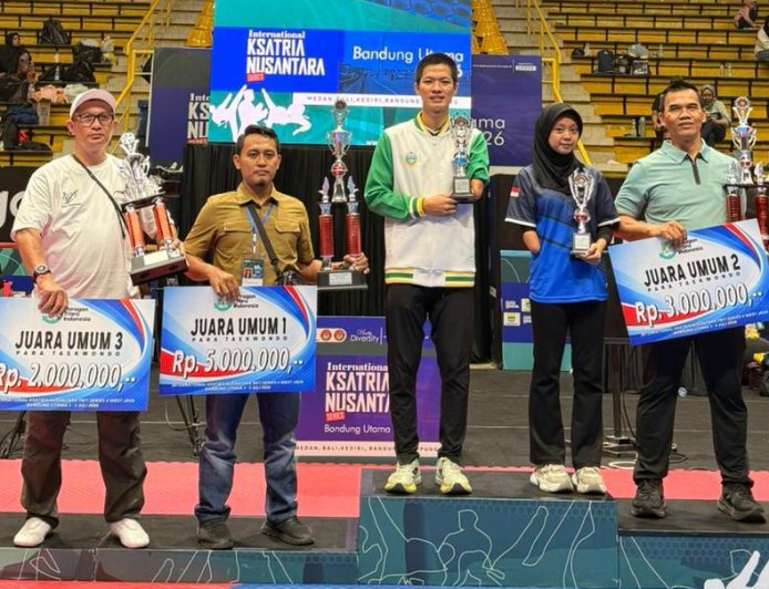 NPC Sumut Juara Umum Para Ksatria Nusantara PBTI Series 4, Borong 5 Emas di Bandung