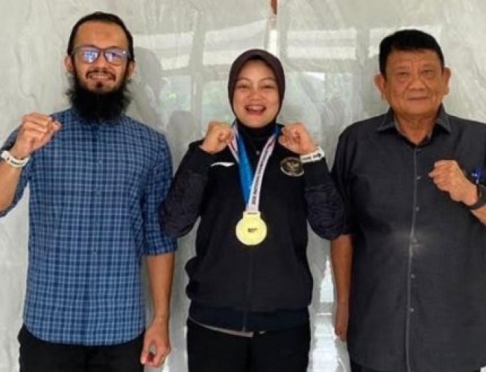 Pengprov ICF Sumut Laporkan Prestasi Kejurnas Road 2026 kepada KONI Sumut, Dara Latifah Sabet Gelar Juara