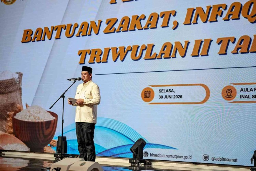 Gubernur Bobby Nasution Salurkan ZIS Rp3,5 Miliar kepada 5.051 Penerima Manfaat