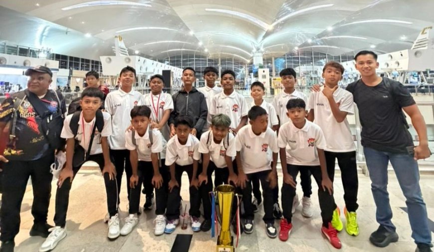 Skuat SSB Agas Jaya di Babak Nasional Grassroot Piala Presiden 2026 di Yogyakarta
