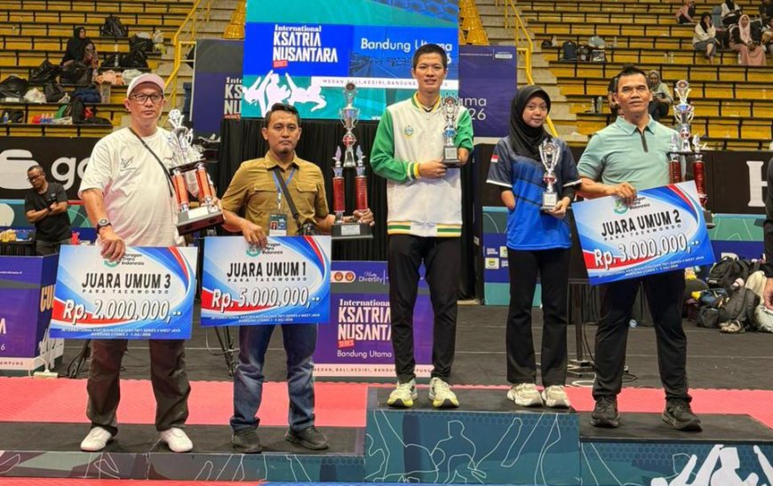 NPC Sumut Juara Umum Para Ksatria Nusantara PBTI Series 4, Borong 5 Emas di Bandung