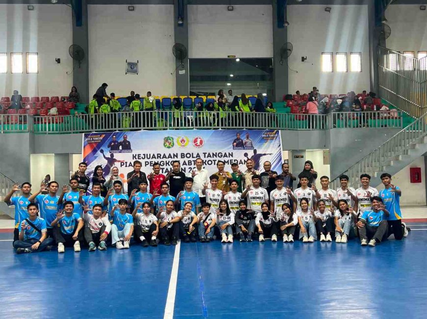 Ketum KONI Medan Buka Kejuaraan Bola Tangan ABTI, 67 Tim Perebutkan Gelar di Medan