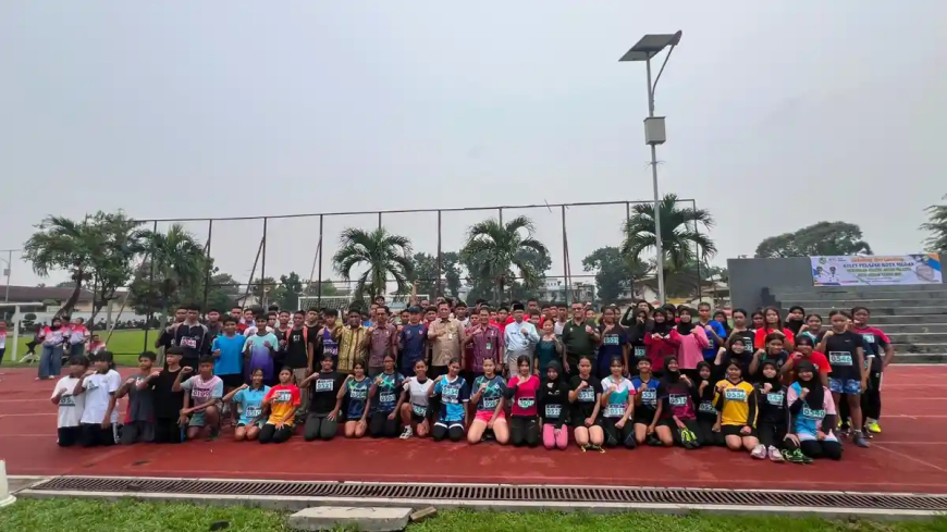 Kejuaraan Atletik Antarpelajar Kota Medan 2026 Resmi Dibuka, Diikuti 191 Atlet