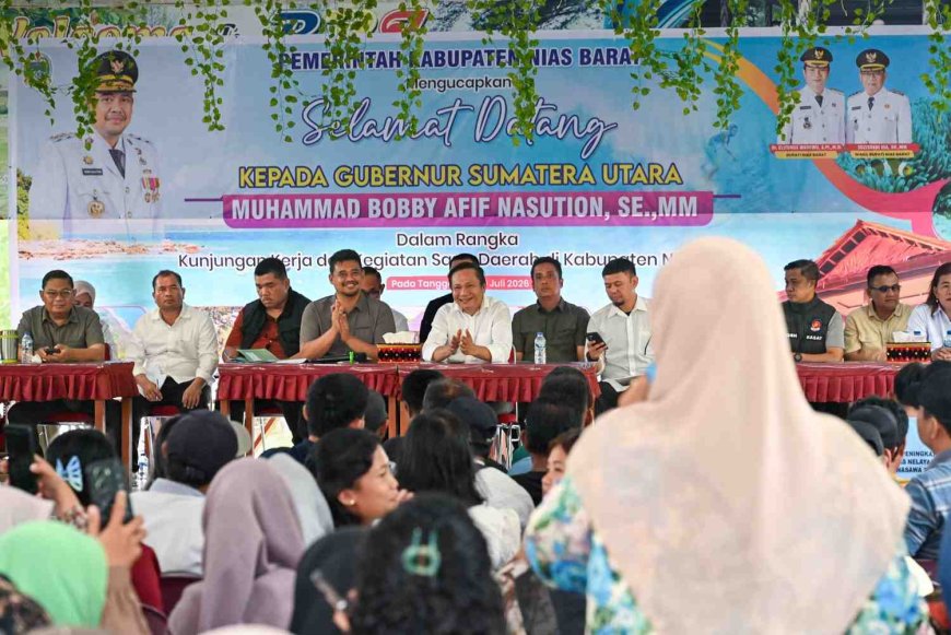 Bobby Nasution Serap Aspirasi Warga Nias Barat, Beri Solusi Langsung untuk Nelayan hingga Infrastruktur