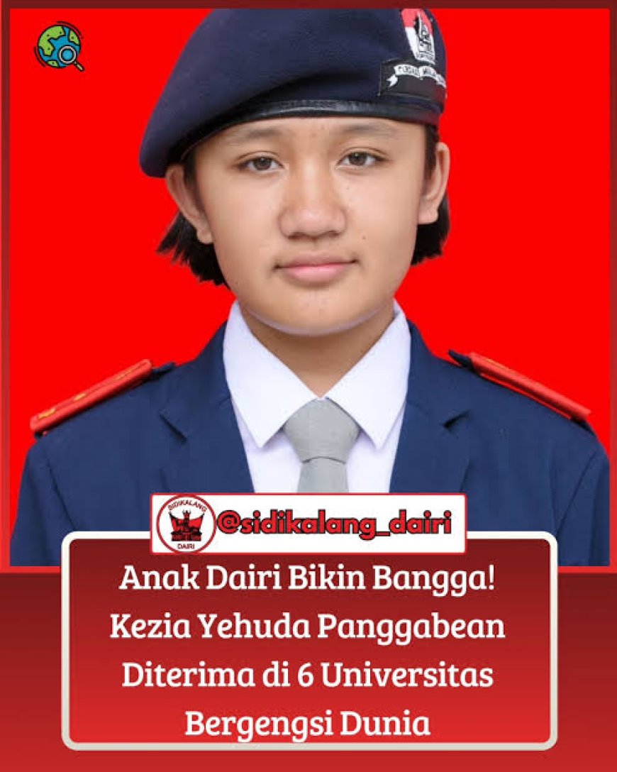 Bikin Bangga Sumut, Kezia Yehuda Panggabean Diterima di 6 Kampus Internasional