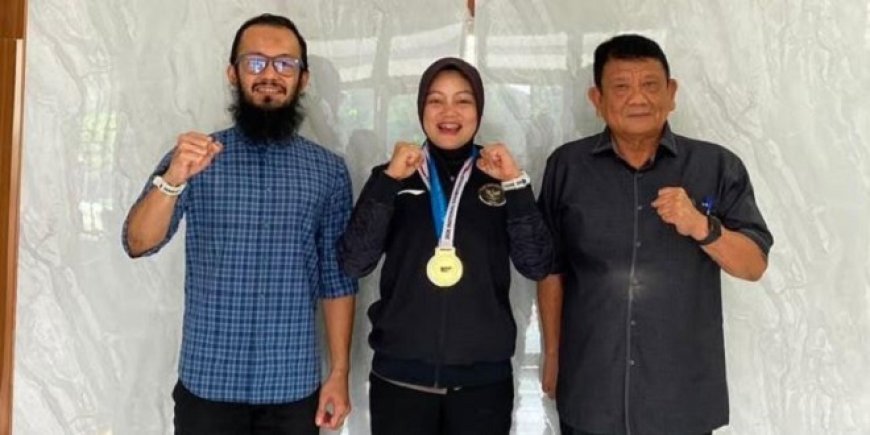 Pengprov ICF Sumut Laporkan Prestasi Kejurnas Road 2026 kepada KONI Sumut, Dara Latifah Sabet Gelar Juara