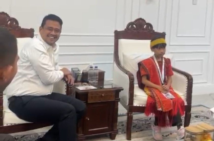 Caroline Nababan Bertemu Bobby Nasution, Peraih Emas ASMC 2026 Dapat Rumah, Beasiswa hingga Tablet