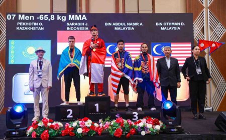 Empat Atlet Sumut Sumbang 4 Medali untuk Indonesia di GAMMA Asian Championships 2026, Dua Raih Emas