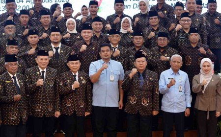 Pelantikan DHD 45 Sumut, Bobby Nasution Ajak Generasi Muda Gelorakan Semangat Juang '45