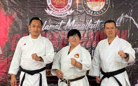 Ketua KONI Medan Aswindy Fachrizal Terima DAN Kehormatan dari Shokaido Sumut