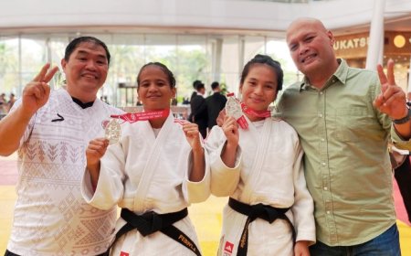 Mahasiswi STOK Bina Guna Raih Dua Medali Perak di Kejurnas Judo Mahasiswa 2026