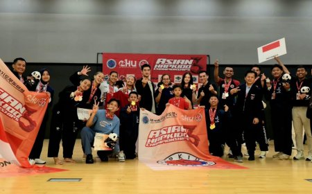 Tim Hapkido Indonesia Raih 12 Medali Di Kejuaraan Asia 2026, Jadi Kado HUT Ke-81 RI