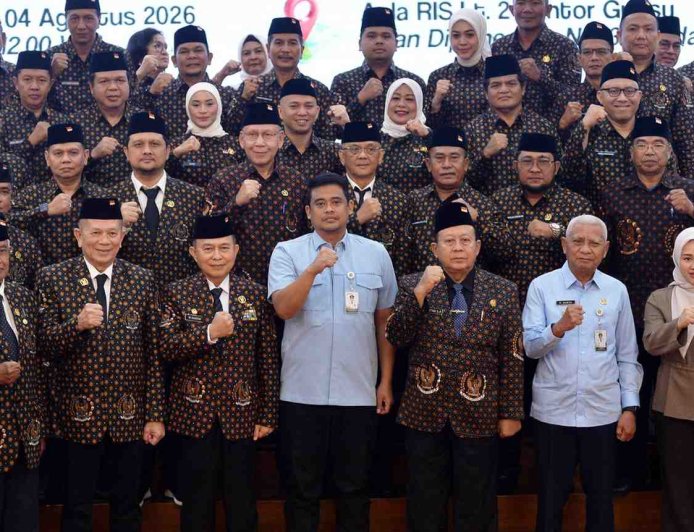 Pelantikan DHD 45 Sumut, Bobby Nasution Ajak Generasi Muda Gelorakan Semangat Juang '45