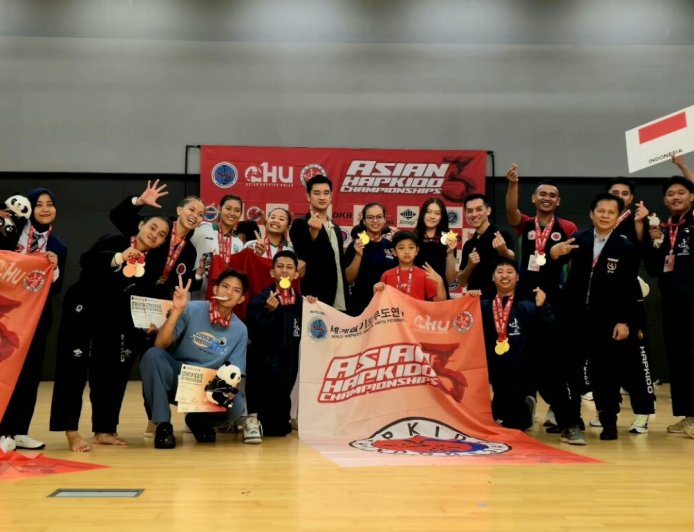 Tim Hapkido Indonesia Raih 12 Medali Di Kejuaraan Asia 2026, Jadi Kado HUT Ke-81 RI